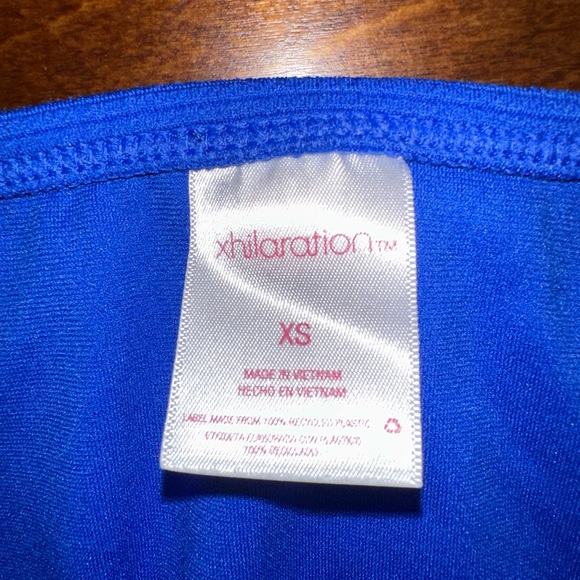 Blue ribbed bikini set - Picture 4 of 7